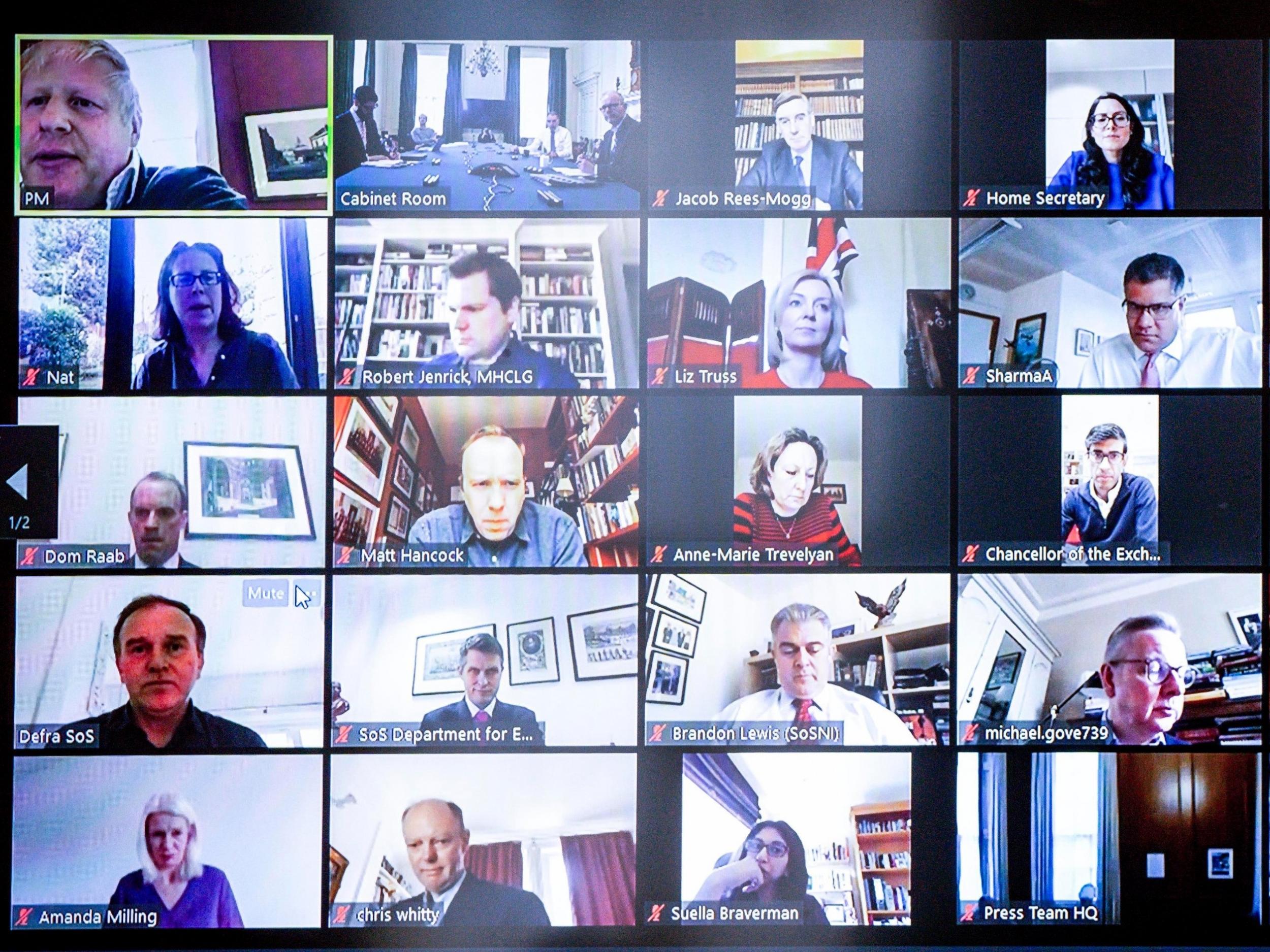 Video conference app Zoom has been used for cabinet meetings by the UK government during the coronavirus lockdown