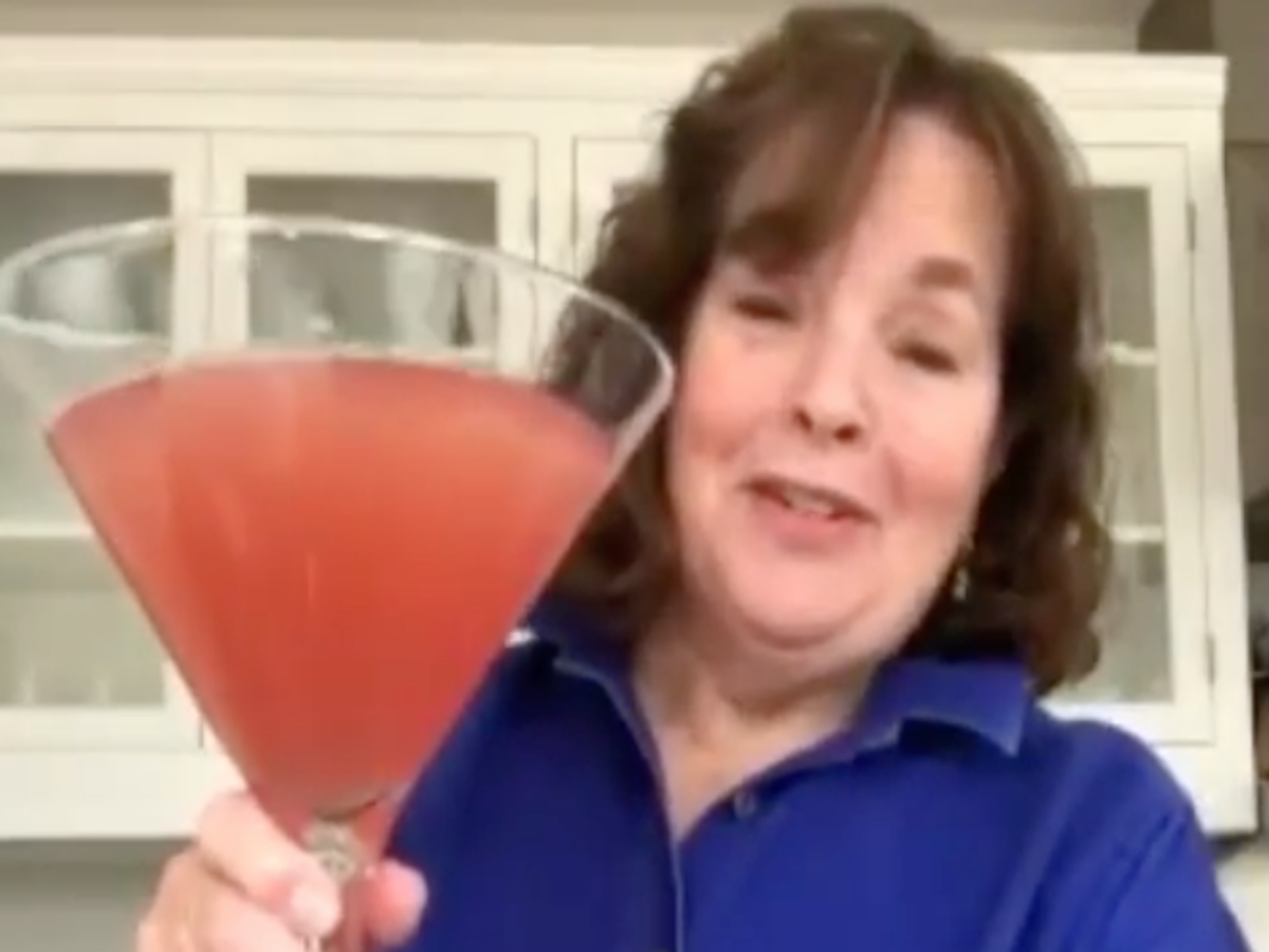 Ina Garten makes a giant cocktail for one