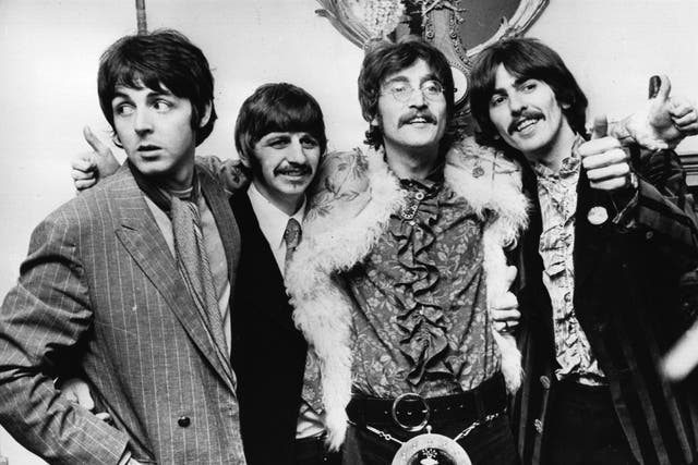 The Beatles celebrate the completion of their new album, ‘Sgt Pepper's Lonely Hearts Club Band’, in 1967