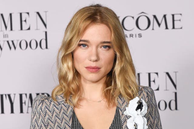 Actor Lea Seydoux attends a film event in February