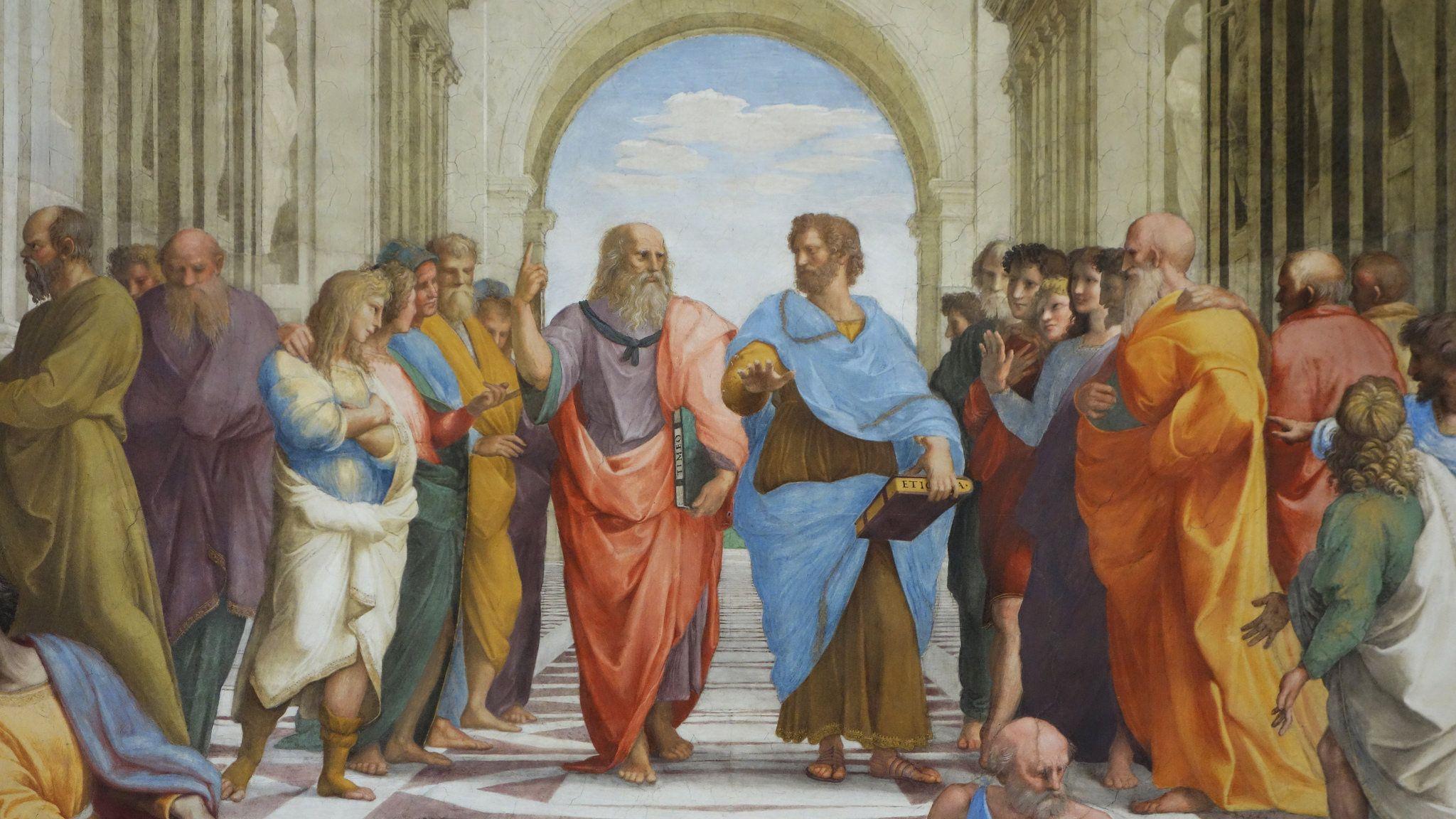 Raphael, ‘The School of Athens’ (detail), c 1511, Vatican Museums