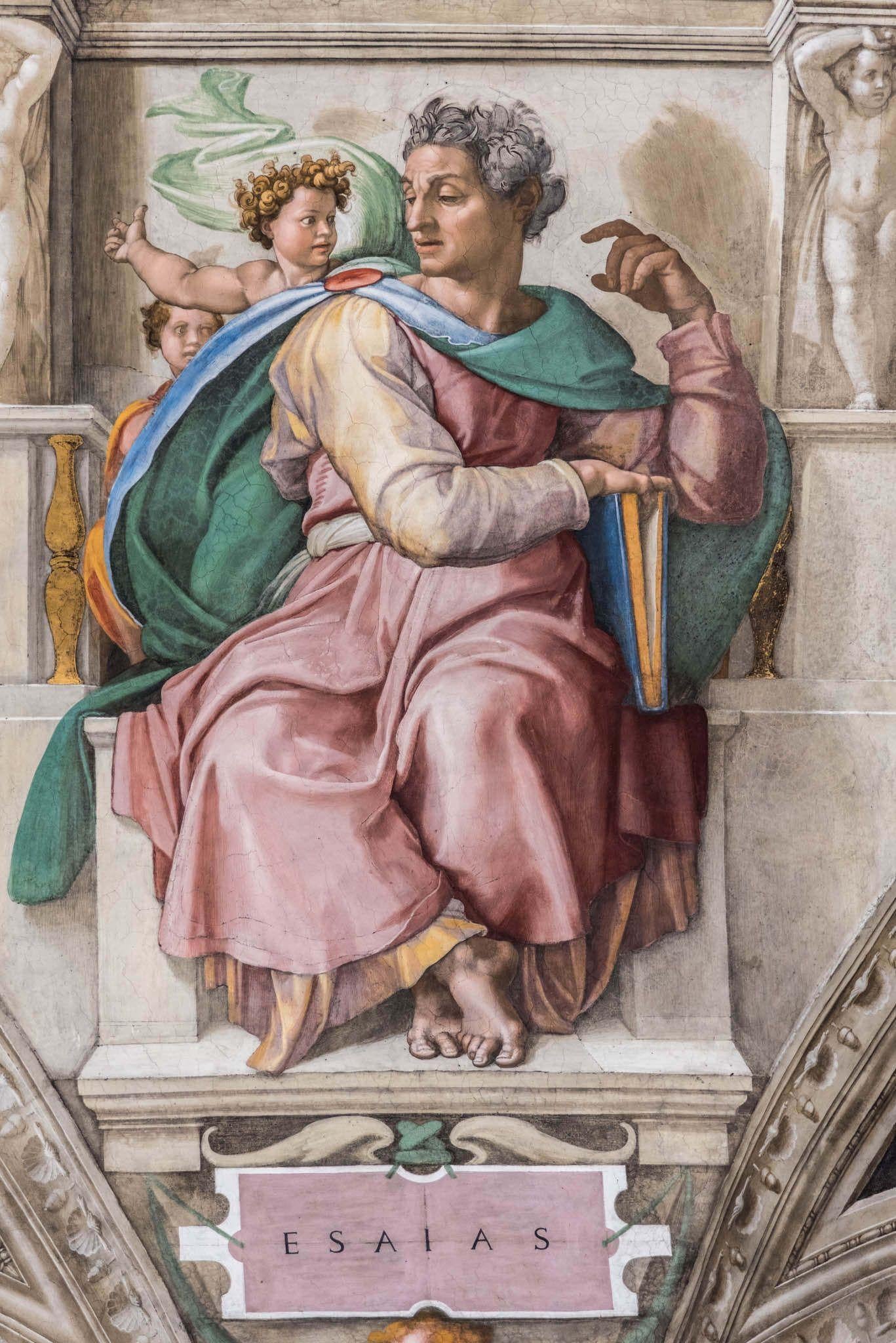 Michelangelo, ‘Isaiah’, c 1510, Sistine Chapel