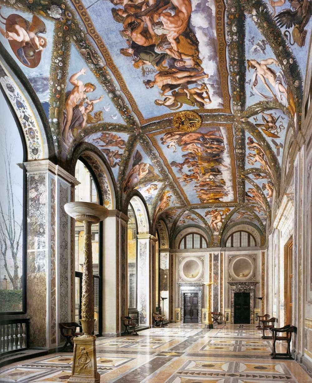 Raphael and his workshop, ‘Loggia of Cupid and Psyche’, 1518–19, Villa Farnesina, Rome