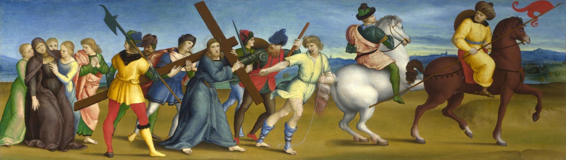 Raphael, ‘The Procession to Calvary’, c 1504, National Gallery, London