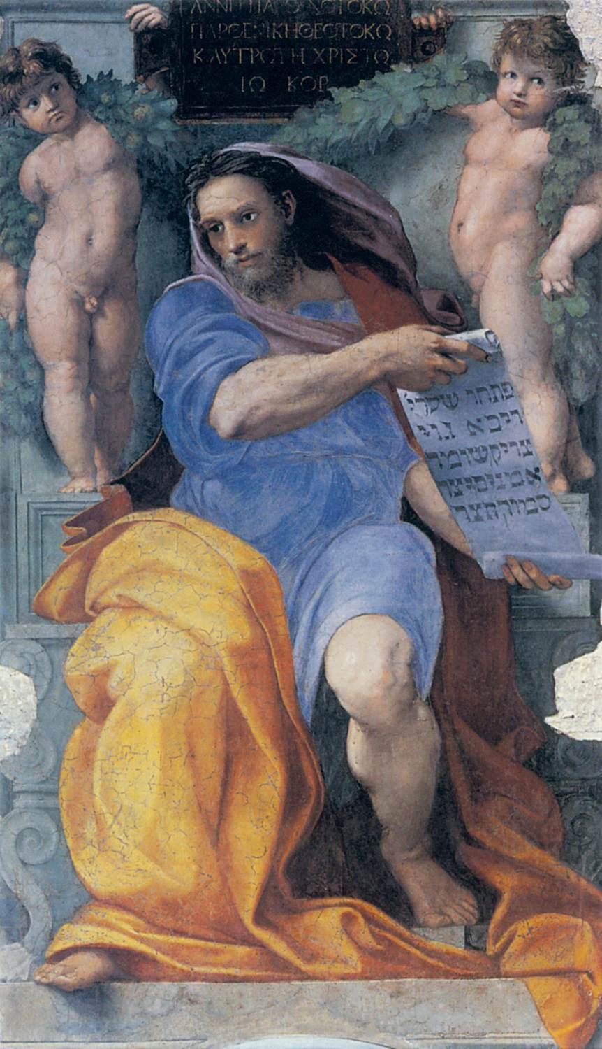 Raphael, ‘Isaiah’, 1512, Sant’Agostino, Rome