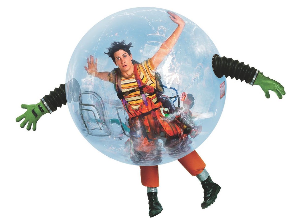 Air Bubble Suit: Costume made from real bubble.