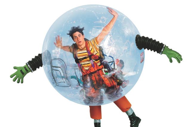 (Not) a star-making vehicle: Jake Gyllenhaal in the original poster artwork for 'Bubble Boy'