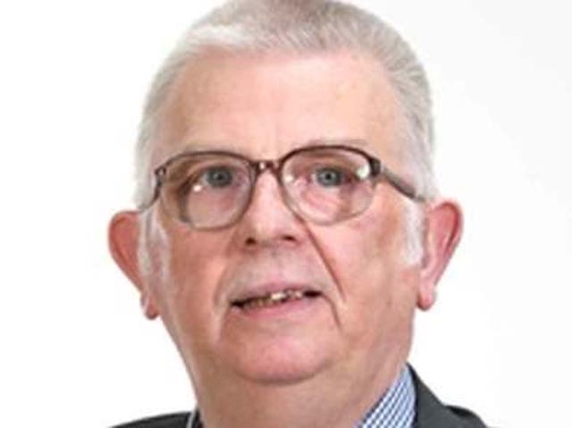 John Carson, the DUP councillor for Ballymena, Co Antrim, who said the coronavirus pandemic represents God's judgment after an 'immoral and corrupt' government legalised abortion in Northern Ireland