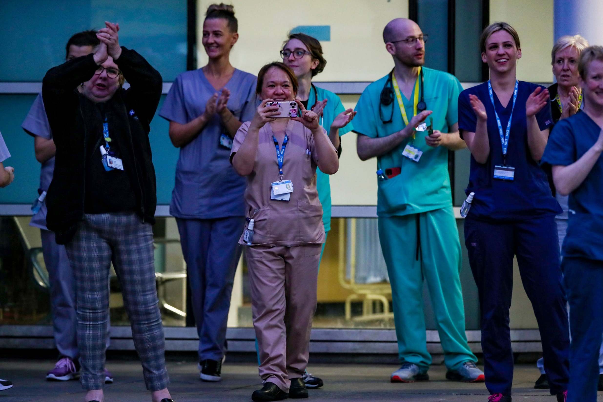 People across the nation have taken to their gardens, windows and balconies to applaud NHS staff across the last two weeks