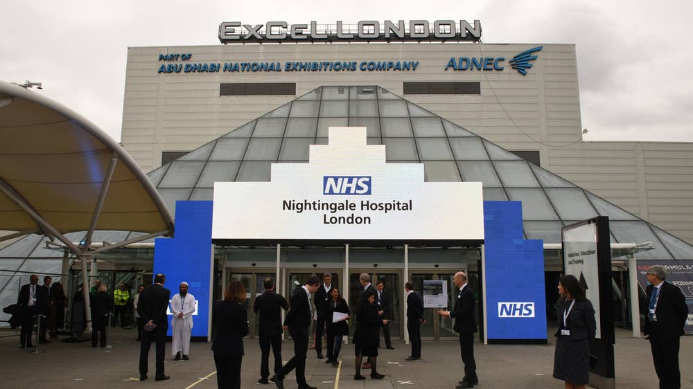 Coronavirus: First patients admitted to London's NHS Nightingale ...