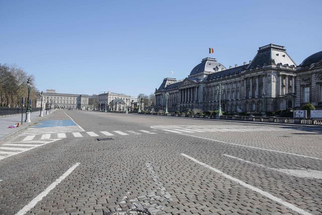 The halt in activity in Brussels has been reflected in a drop in seismic waves