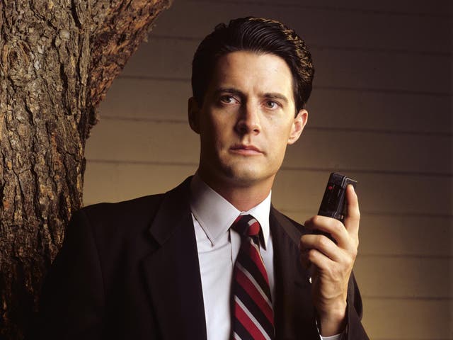 <p>Kyle MacLachlan played the series's lead, the well-spoken FBI agent Dale Cooper</p>