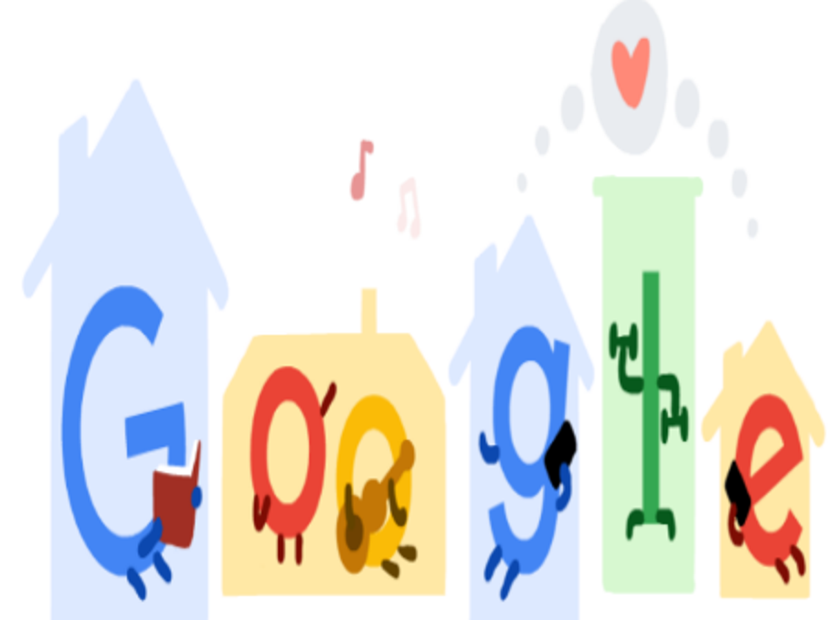 Coronavírus: Doodle do Google incentiva a ficar em casa e salvar vidas