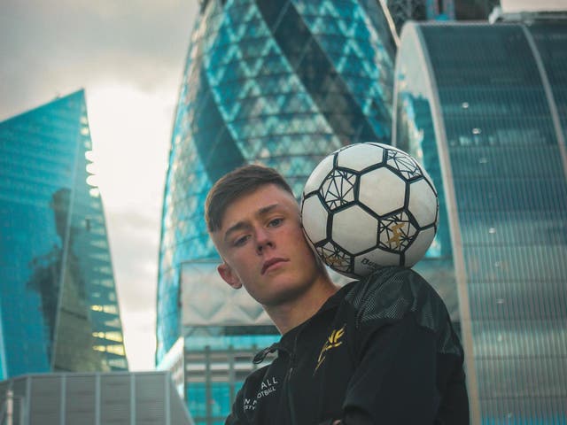 Nuttall hopes to teach the nation about football freestyle