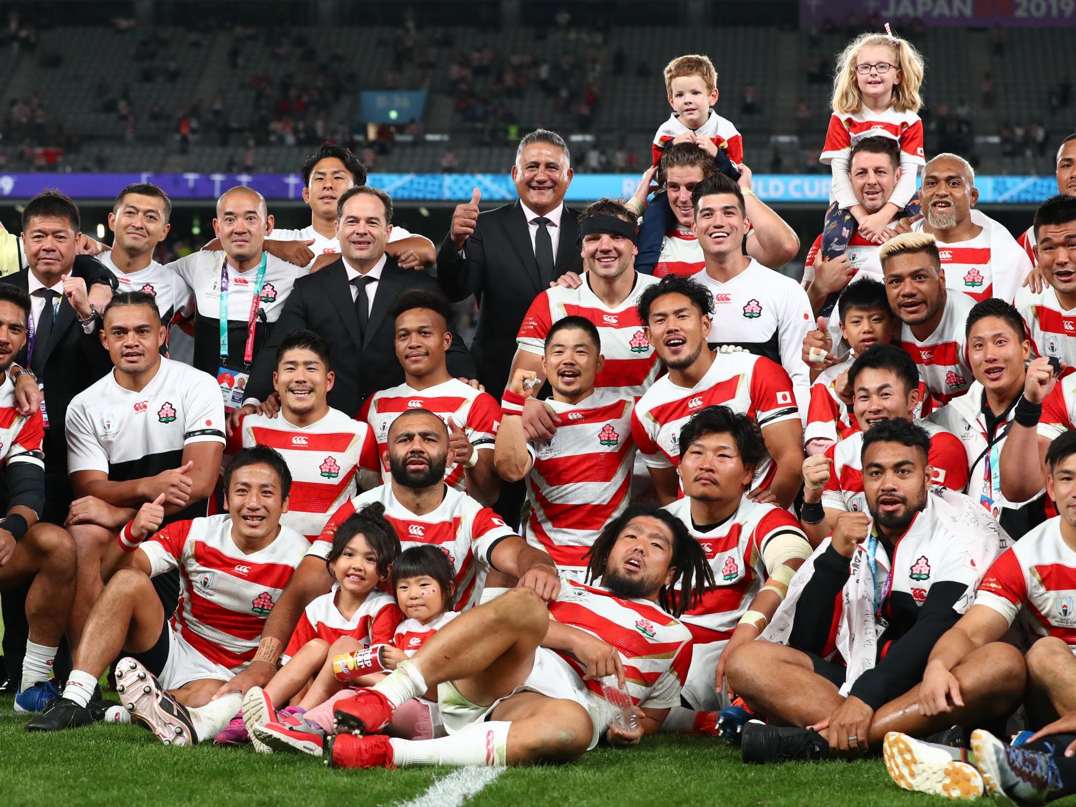 Japan reached the Rugby World Cup quarter-finals for the first time in 2019