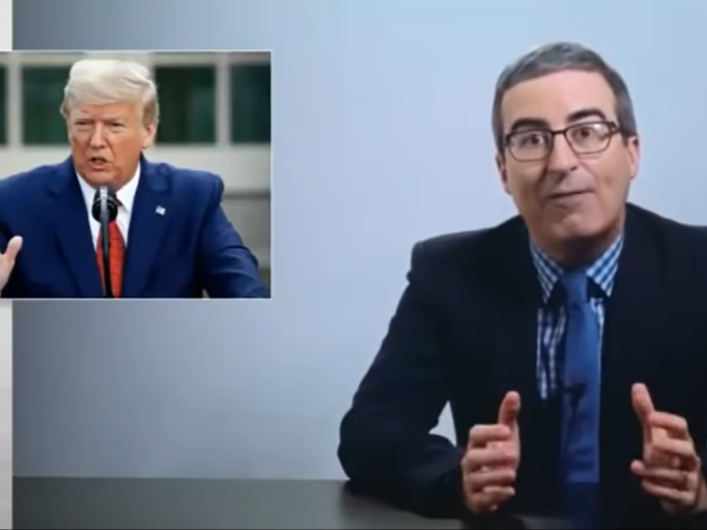 John Oliver calls out 'indescribable' Trump over 9/11 lies and coronavirus statement