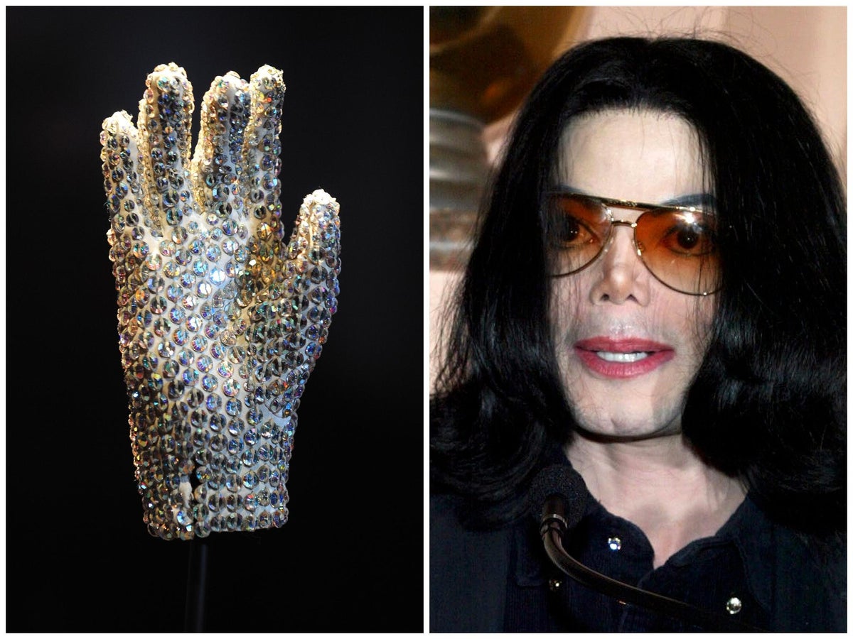 Michael Jackson's iconic white glove sells for more than £85,000