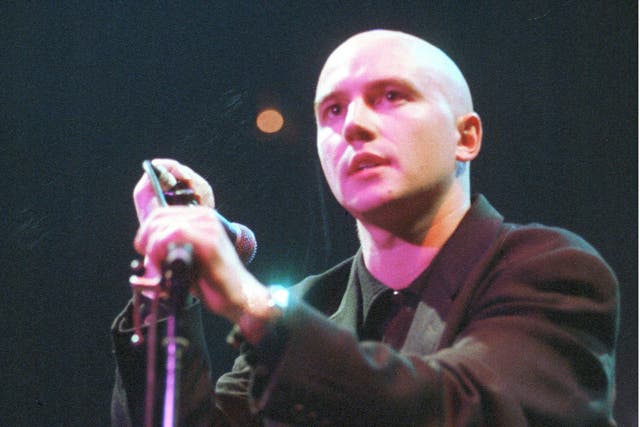 Simon 'Sice' Rowbottom, lead singer of The Boo Radleys, during the height of their short-lived moment in the spotlight
