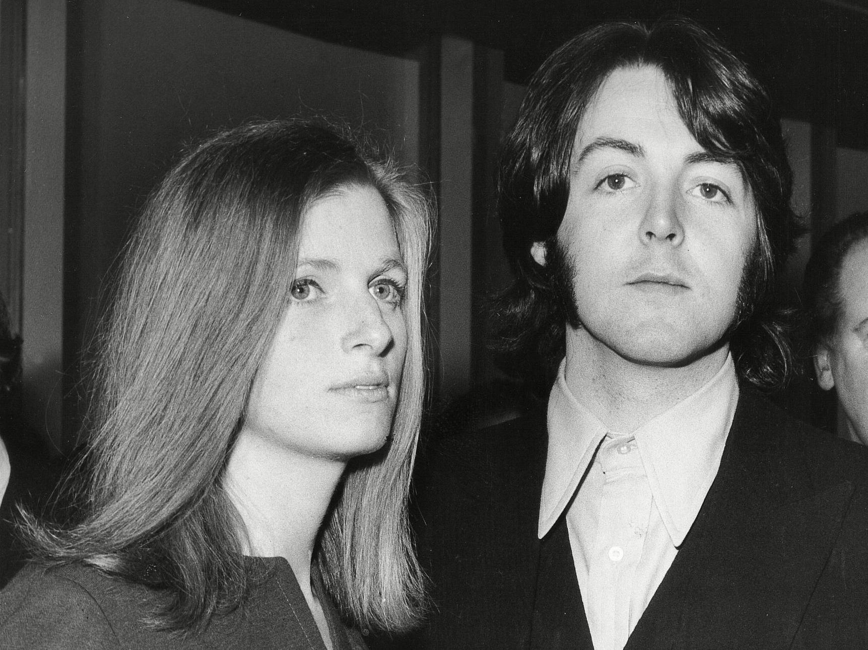 Paul McCartney and future wife Linda attend a music event in 1969