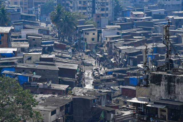 The Dharavi slums during the current pandemic