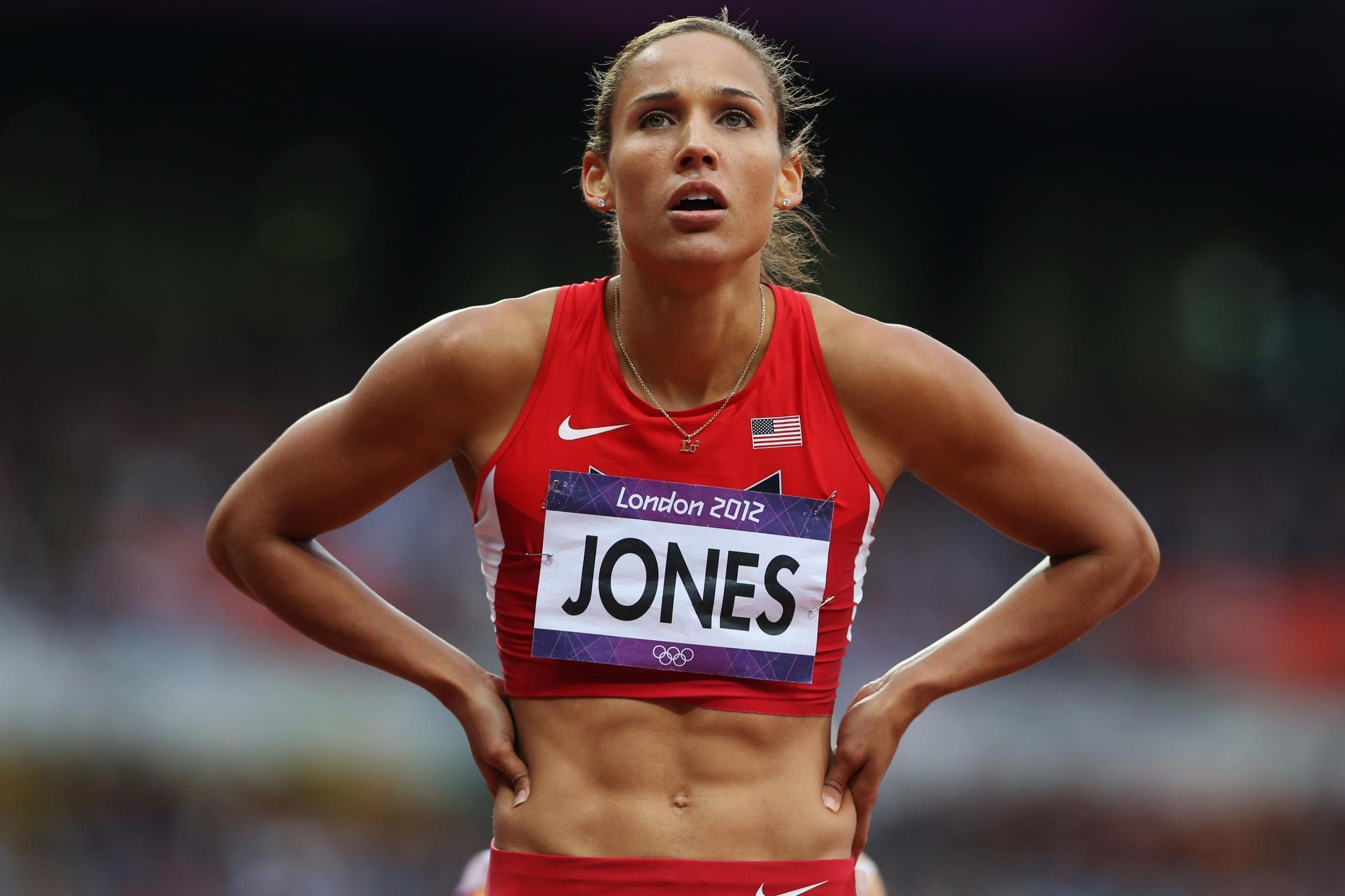 US Olympian Lolo Jones wins Tom Holland handstand challenge