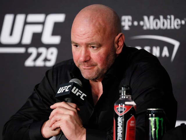 UFC president Dana White has insisted events will go ahead