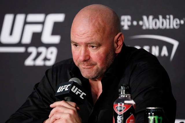 UFC president Dana White has insisted events will go ahead