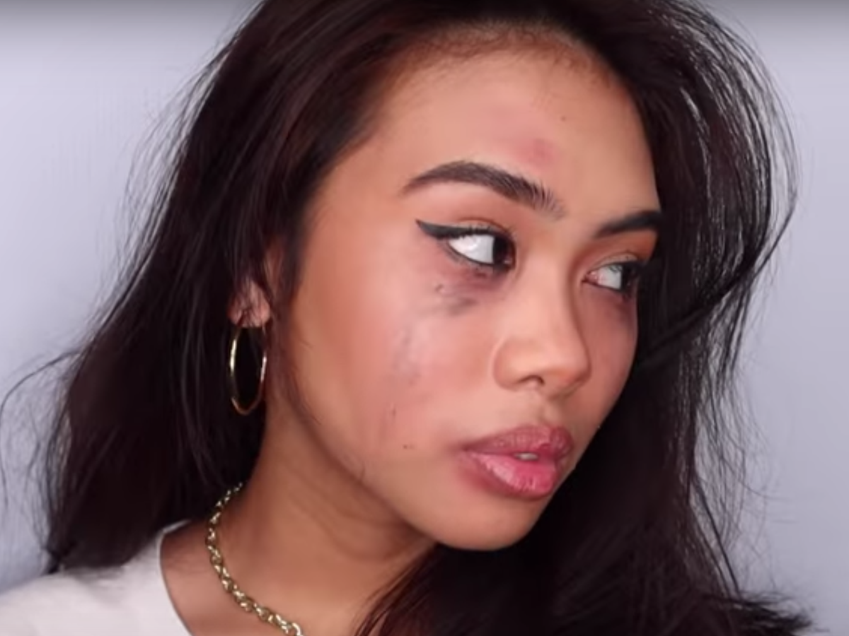 'Mugshot makeup' challenge criticised for glamourising domestic violence