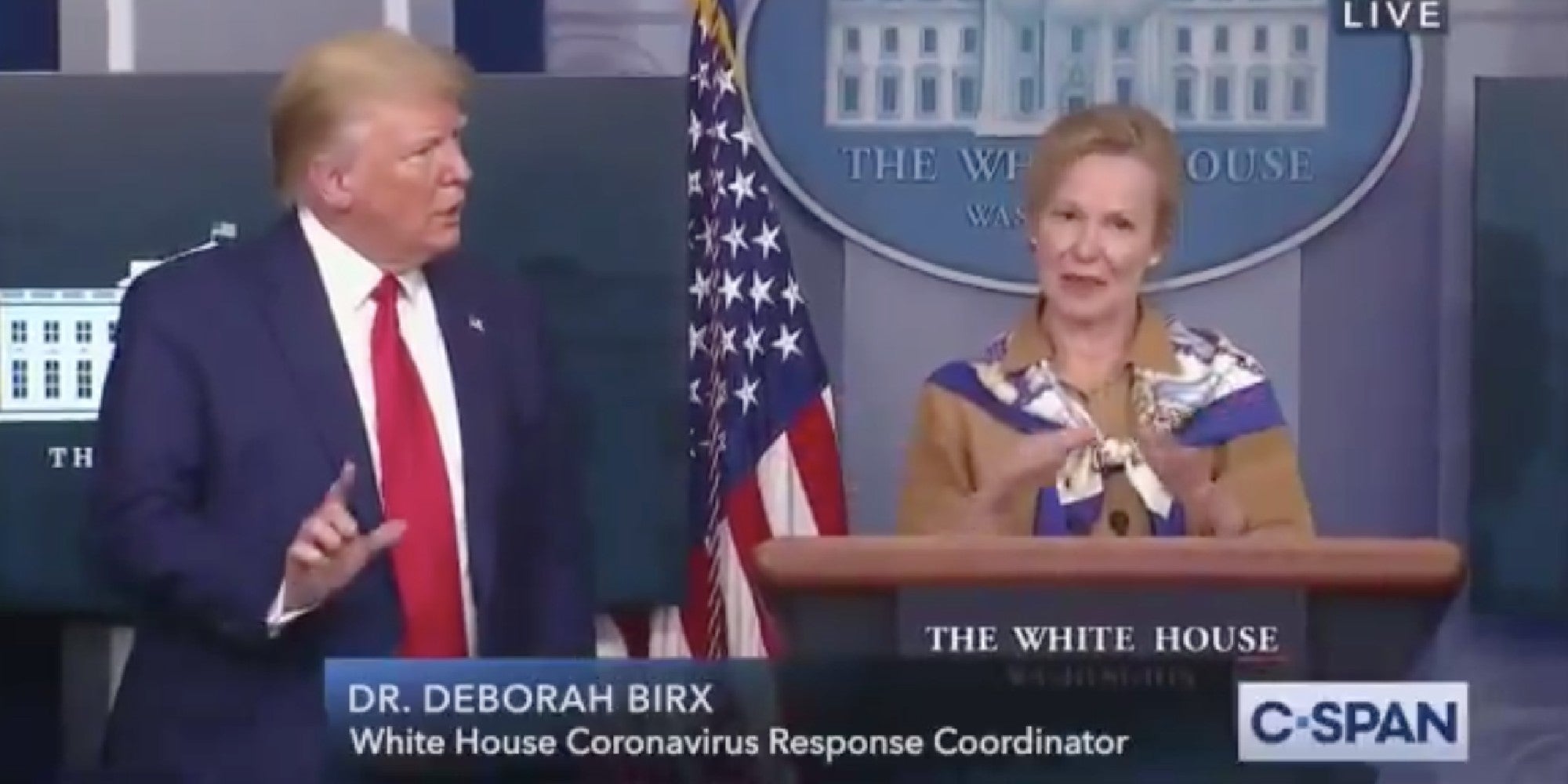 Coronavirus: Trump says he was 'very happy' that Dr Birx couldn't see ...