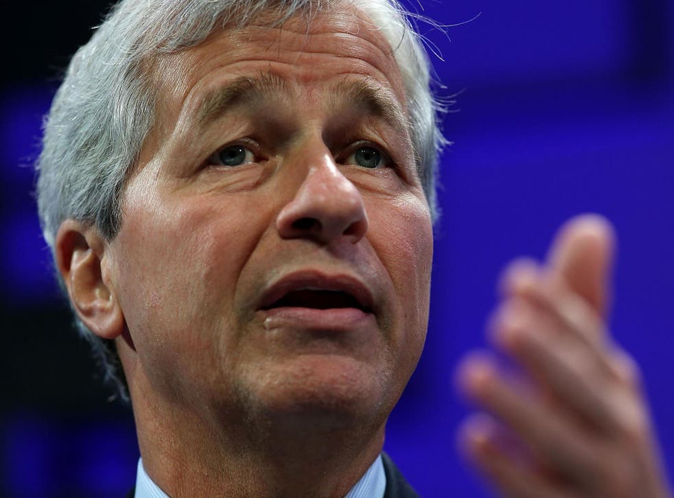 Jamie Dimon speaks during the Fortune Global Forum