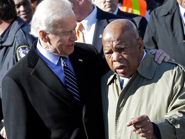 John Lewis with Joe Biden