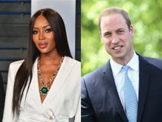 Naomi Campbell recalls surprising a young Prince William after school