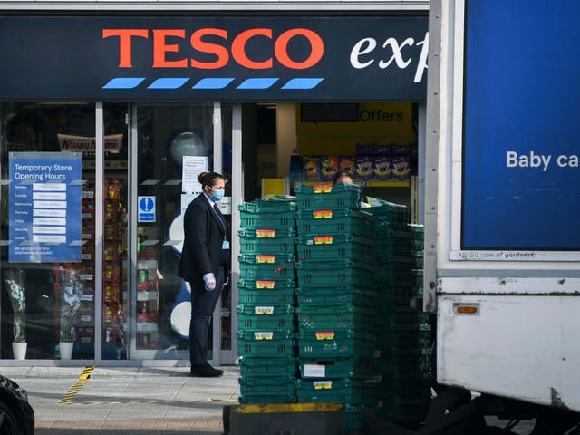 Tesco says panic buying has largely come to an end