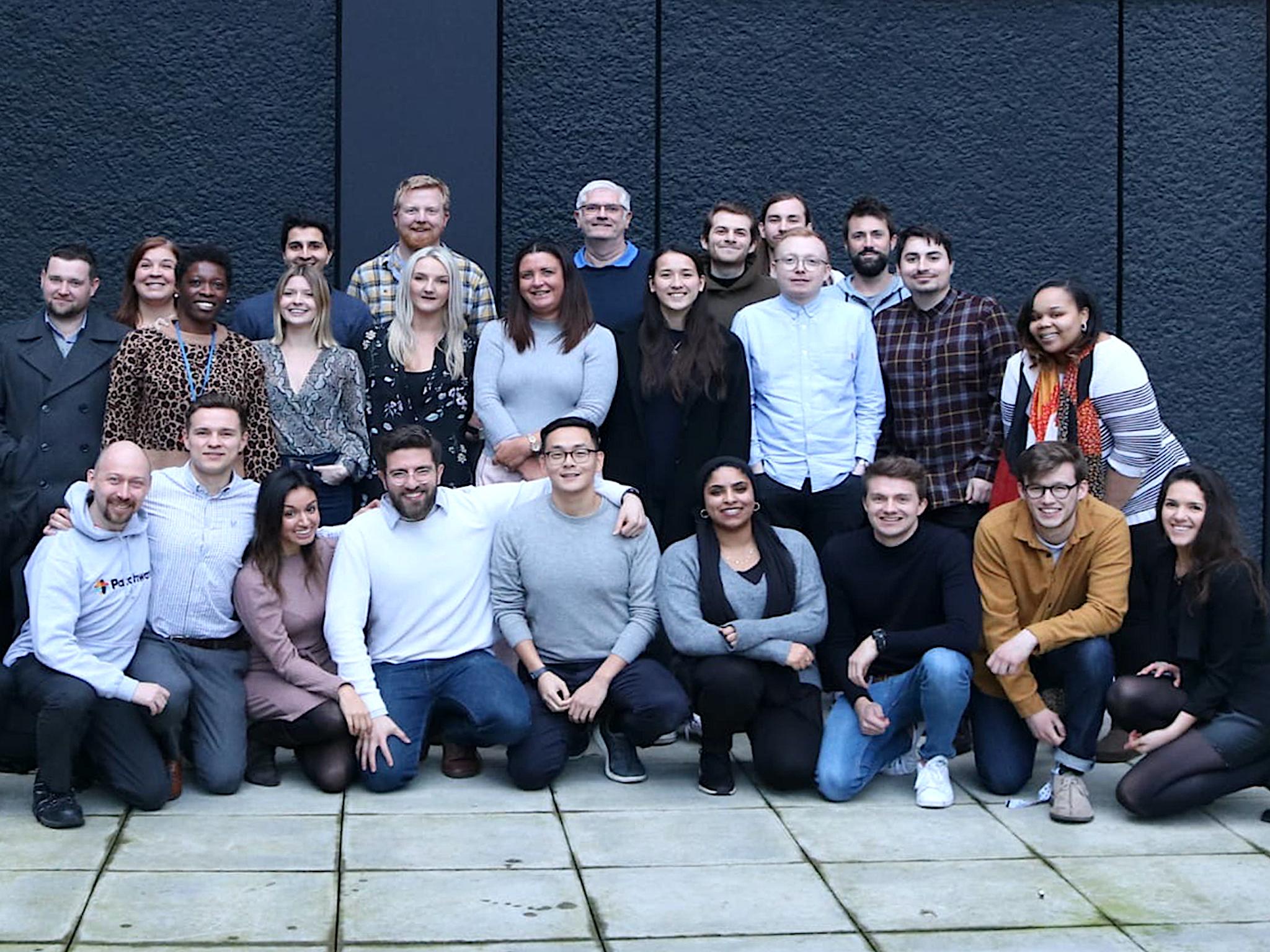 The team at Patchwork, a platform that fills staff vacancies within the NHS