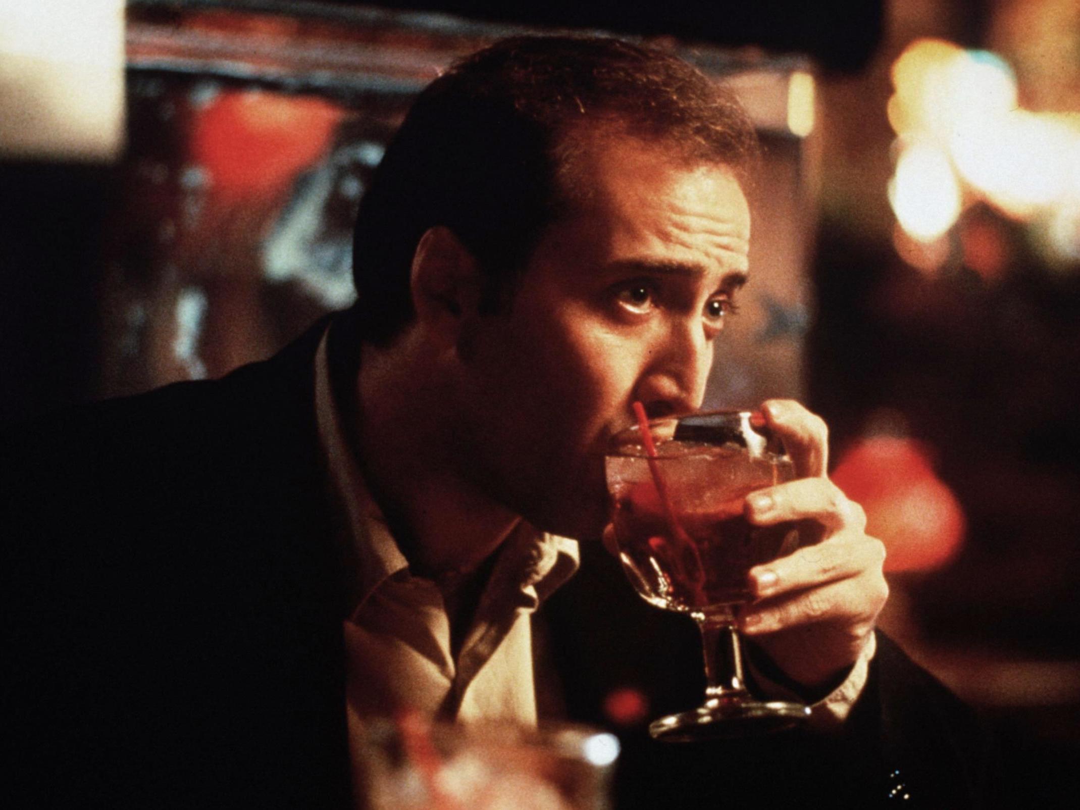 Nicolas Cage won an Academy Award for his role in alcoholism drama ‘Leaving Las Vegas’