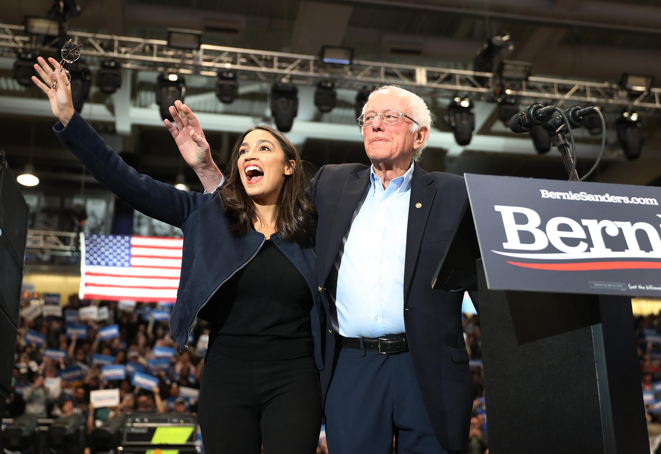 'We love you': AOC thanks Bernie Sanders after he suspends 2020 campaign