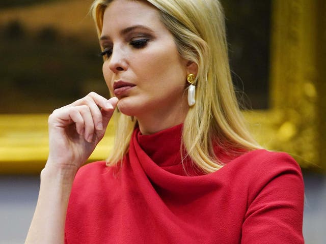 The president said 15 million new jobs had been made by his daughter, Ivanka Trump