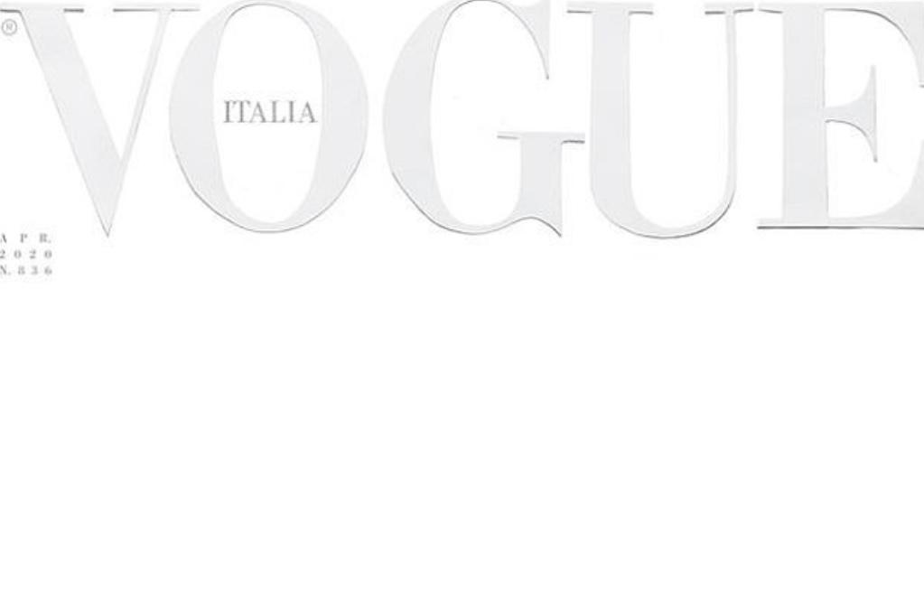 Coronavirus: Vogue Italia April issue will have blank cover to honour