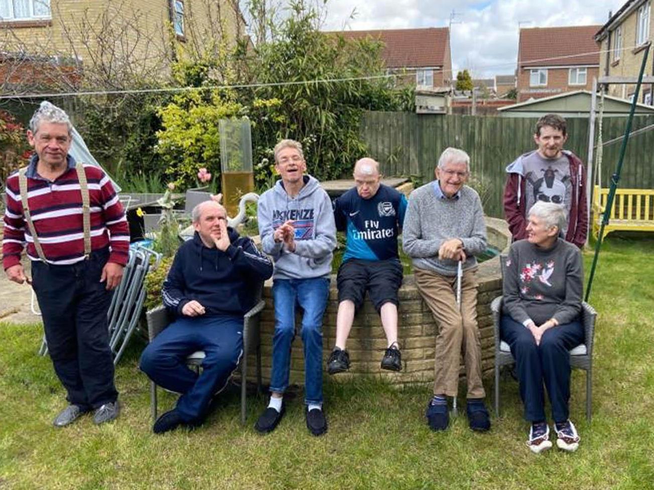 Residents of Chaldon House chose to grow veg and make soup to keep them busy during lockdown