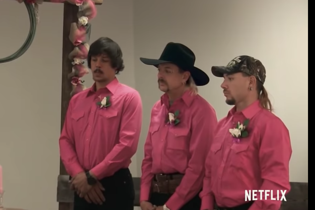 Tiger King: Joe Exotic's three-way wedding available to watch in full on YouTube