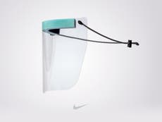 Nike repurposes footwear to make face shields for healthcare workers