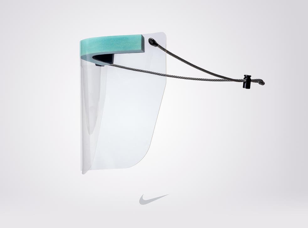 The Nike face shield