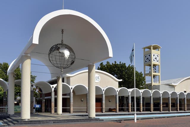 Botswana Parliament building in Gabarone, the country's capital