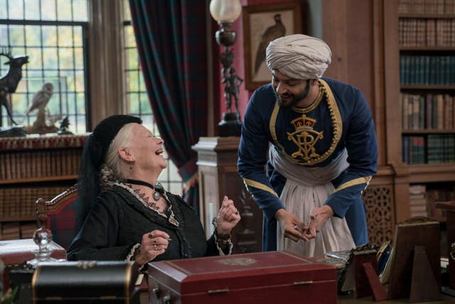 Judi Dench and Ali Fazal in 'Victoria and Abdul'