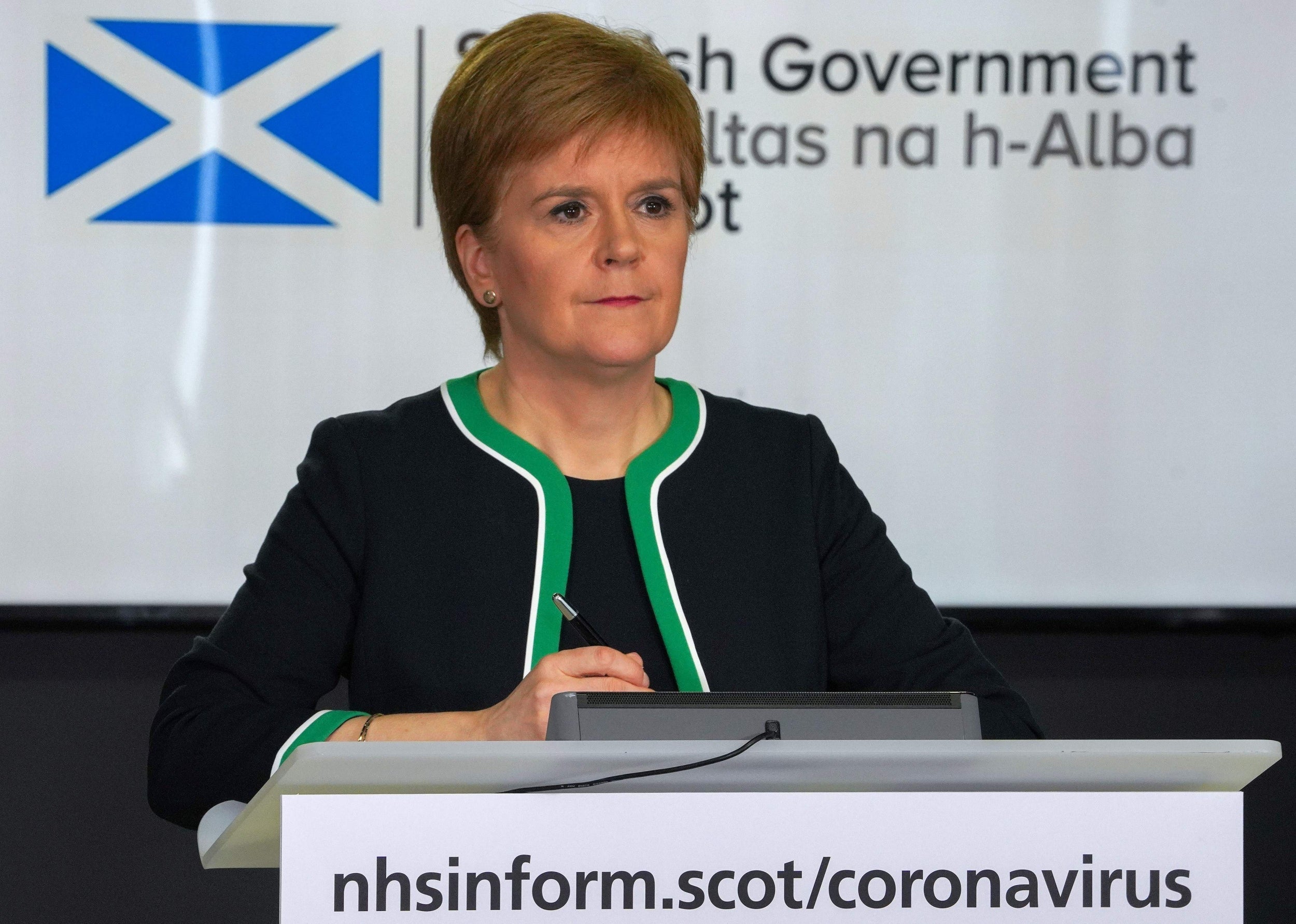 Scotland’s first minister said it would require the cooperation of the UK government as the Scottish parliament did not currently have the powers