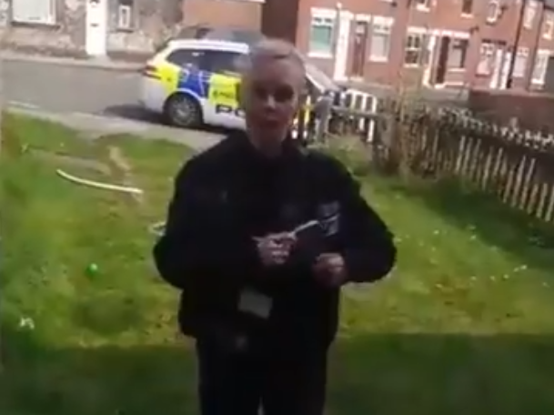 Coronavirus: Police apologise for telling family they weren't allowed in their own front garden