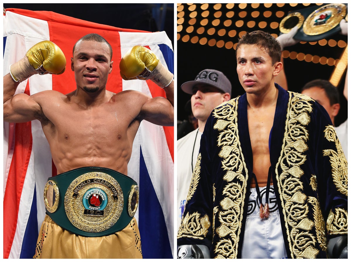 Chris Eubank Jr tells Gennady Golovkin to fight him in December or RETIRE  as Brit vows to 'look after' the titles