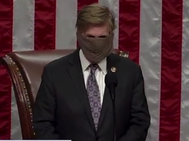 Don Beyer wore the face covering on Friday