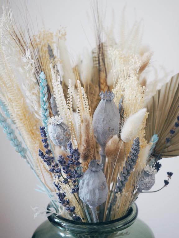 Dried flowers will last for years and are a much more sustainable option to fresh