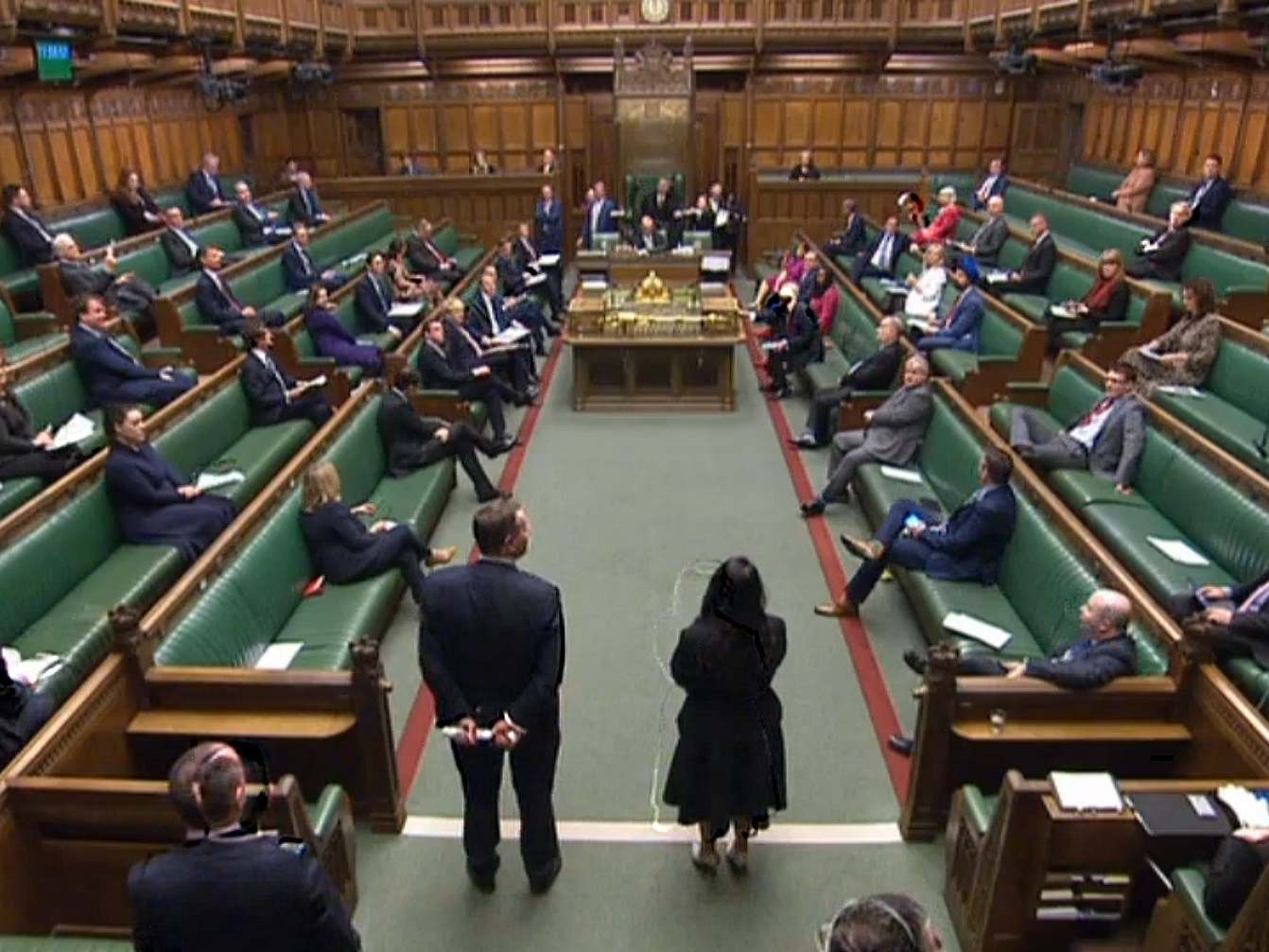 MPs in the Commons on the day parliament rose early for Easter recess